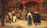 James Tissot Meeting of Faust and Marguerite china oil painting reproduction